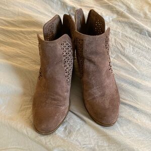 Madden Taupe Suede Ankle Boots